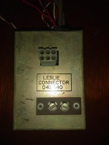 Leslie speaker connector box - leslie,