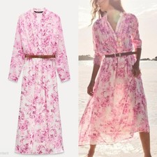 Zara Belted Floral Printed