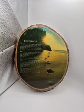 VTG Footprint Poem On Tree