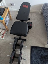 Weight Bench and  Dumbbells 5-15kg
