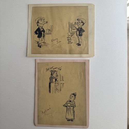 Pair original edwardian - pair, comic