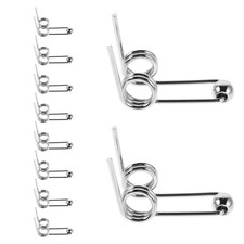 10 Pcs DIY Curling Iron Spring Replacement Double Torsion Springs
