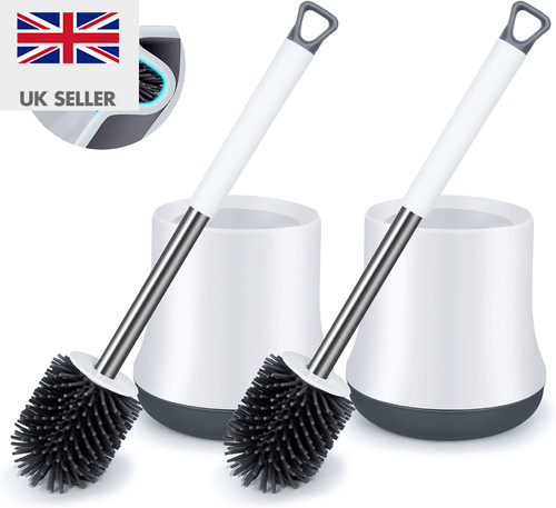 Silicone toilet brush - toilet,