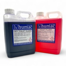 Pink & Blue Portable Toilet Tank Chemical Fluid - Touring Caravan Motorhome Boat