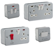 metal clad wiring accessories socket switch dimmer spur cooker unit