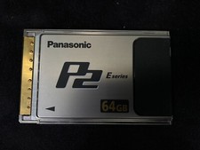 Panasonic P2 E Series 64GB Memory Card - AJ-P2E064XG