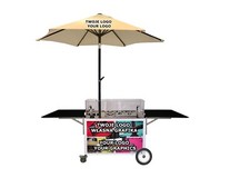 Hot dog Cart Stand New HQ XL Mobile Catering Business you choose Graphics