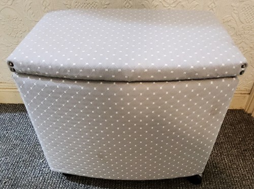 Retro vintage poufee - vintage, 70’s