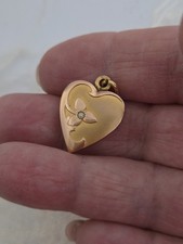 Vintage Rolled Gold Heart