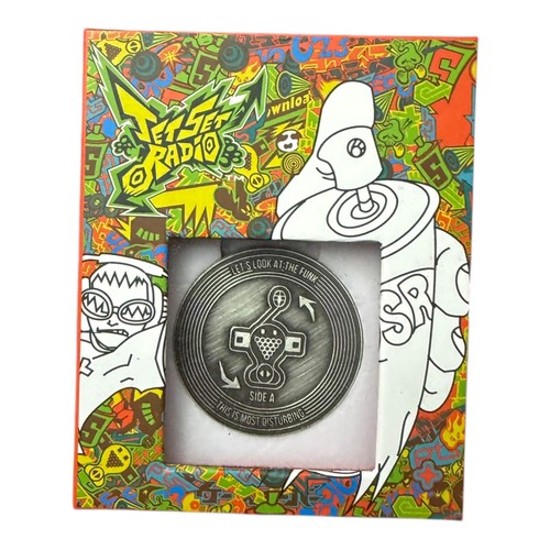 Jet set radio coin medal - coin, sega