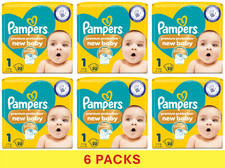 6x Pampers New Baby Premium