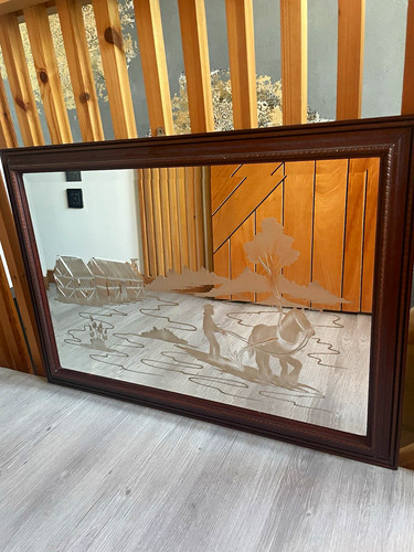Large rectangular framed wall - rectangular,