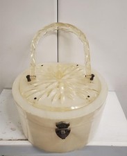 Vintage Lucite HAT Box PURSE