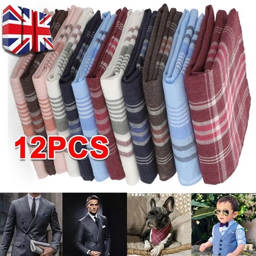 Men handkerchiefs 12pcs - men's,