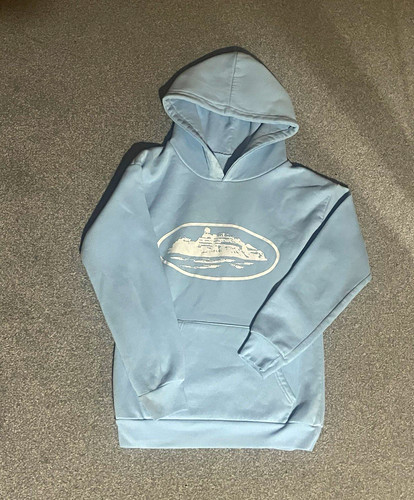 Corteiz blue cotton - blue, fleece