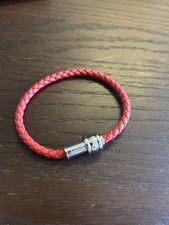 Montblanc red braided leather - braided,