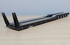 CORGI 1.50 US55705  5 AXLE TWIN WHEEL PLAIN BLACK KING TRAILER UNIT (NO LIVERY)