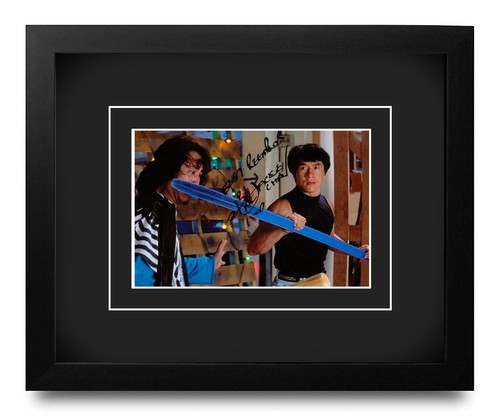 Jackie chan hand signed 10x8 - jackie,