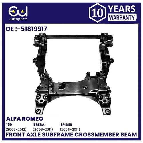 Front axle subframe - axle,