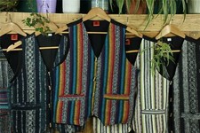 Brushed Cotton Waistcoat LoudElephant Vest Men Suit Hippie Boho
