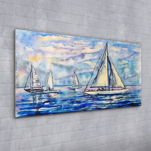 Wall art tempered glass print - wall,