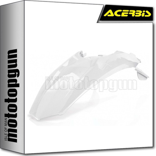 Acerbis rear fender white - rear,