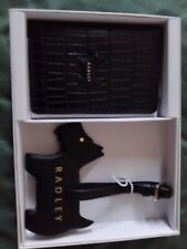 RADLEY BLACK PASSPORT HOLDER AND LUGGAGE TAG BRAND 