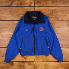 Vintage Tri Mountain Windbreaker Jacket L 90s Embroidered Motor Repair Blue