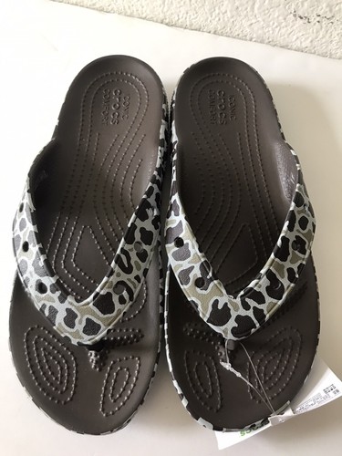 Women crocs khaki leopard - women's, khaki/leopard