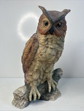 Large Vintage Ceramic Owl Figurine - 27cm - Autumn Vibes