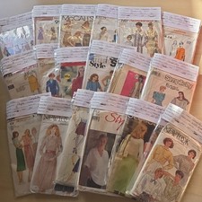 18 x Vintage Sewing Patterns