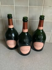 Empty 3 x LAURENT-PERRIER Cuvee Rose Champagne Bottle 750ml - UPCYCLE CRAFT