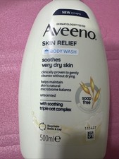 AVEENO SKIN RELIEF MOISTURISING BODY WASH SOOTHES VERY DRY SKIN 500ML