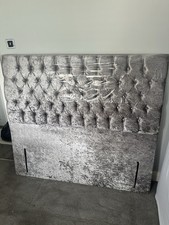 Crushed Velvet Headboard King Size 54” Tall