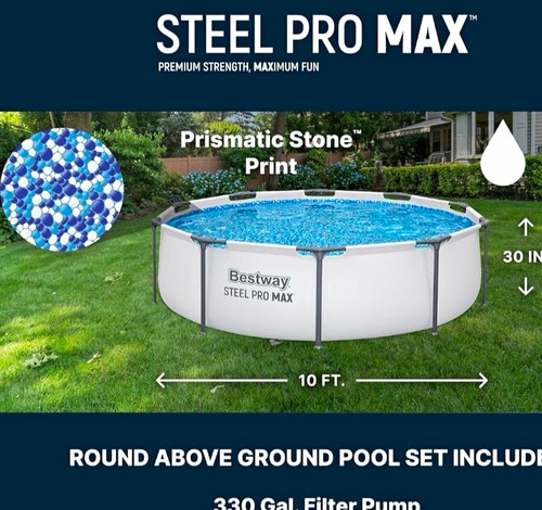 Bestway steel pro max 10ft - bestway,