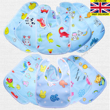5-Piece Baby Bibs Waterproof &