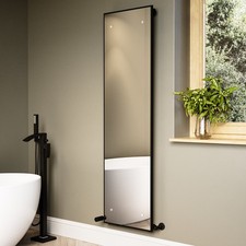 Black Vertical Single Panel