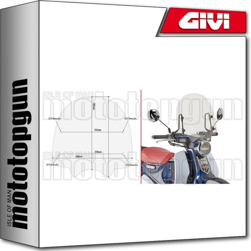 Givi wind screen 1129d - givi, honda