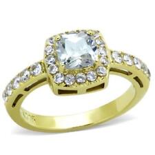 Ladies gold ring simulated
