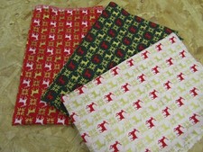 Scandi Reindeer Pattern Gold