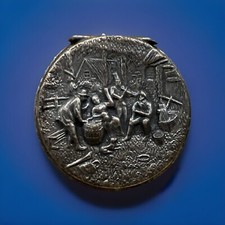 RARE Antique Silver Hans