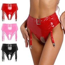 Woman PVC Leather Wet Look