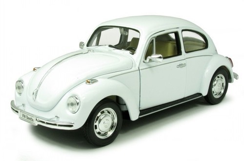 Welly volkswagen beetle white - beetle,