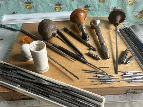 Antique watchmakers tools - watchmakers,