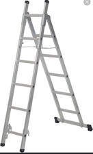 Werner Leansafe 2-Section Wide Stiles 3-in-1  Combination Ladder