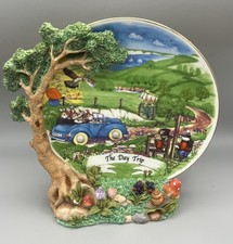 The Day Trip 3D Decorative Plate Tales of Honeysuckle Hill Regency Fine Arts