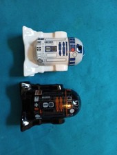 BLUW BRAND 2013 R2D2 AND R2Q5 ASTROMECH DROIDS SALT AND PEPPER SET.