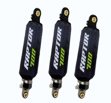 Blue Black ATV Shock Covers