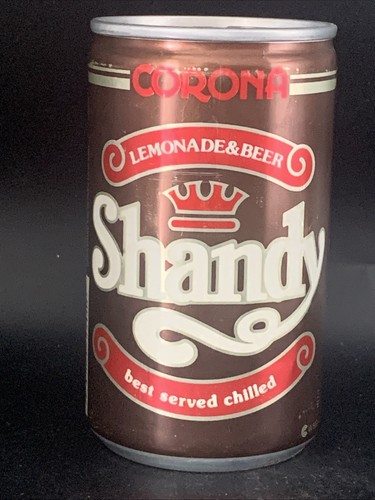 Vintage beer can corona shandy - beer,