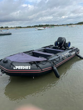 4.2 metre 3D Tender X Pro rib with a 25hp Mercury outboard engine